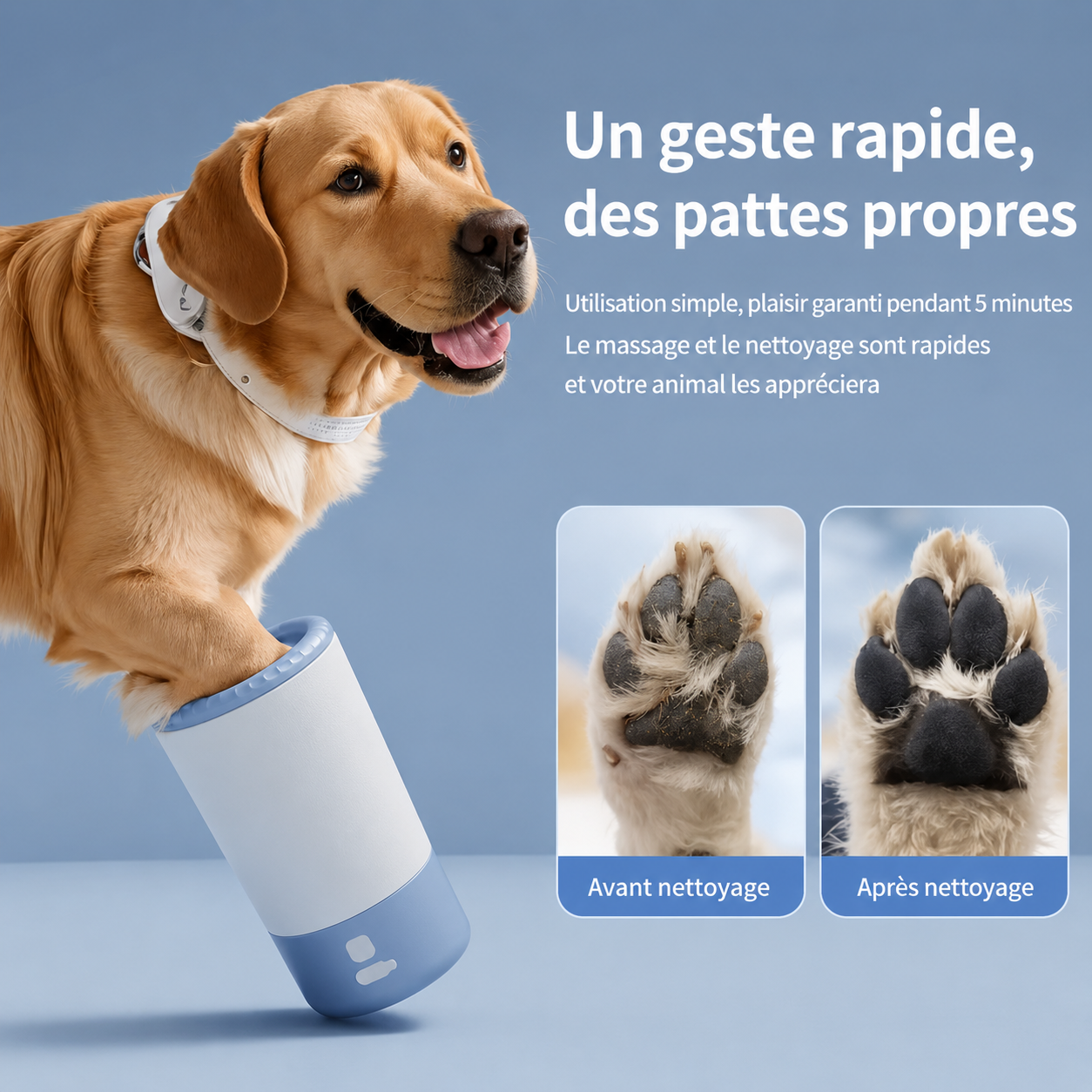 Nettoyeur de Pattes Électrique Pawfect™