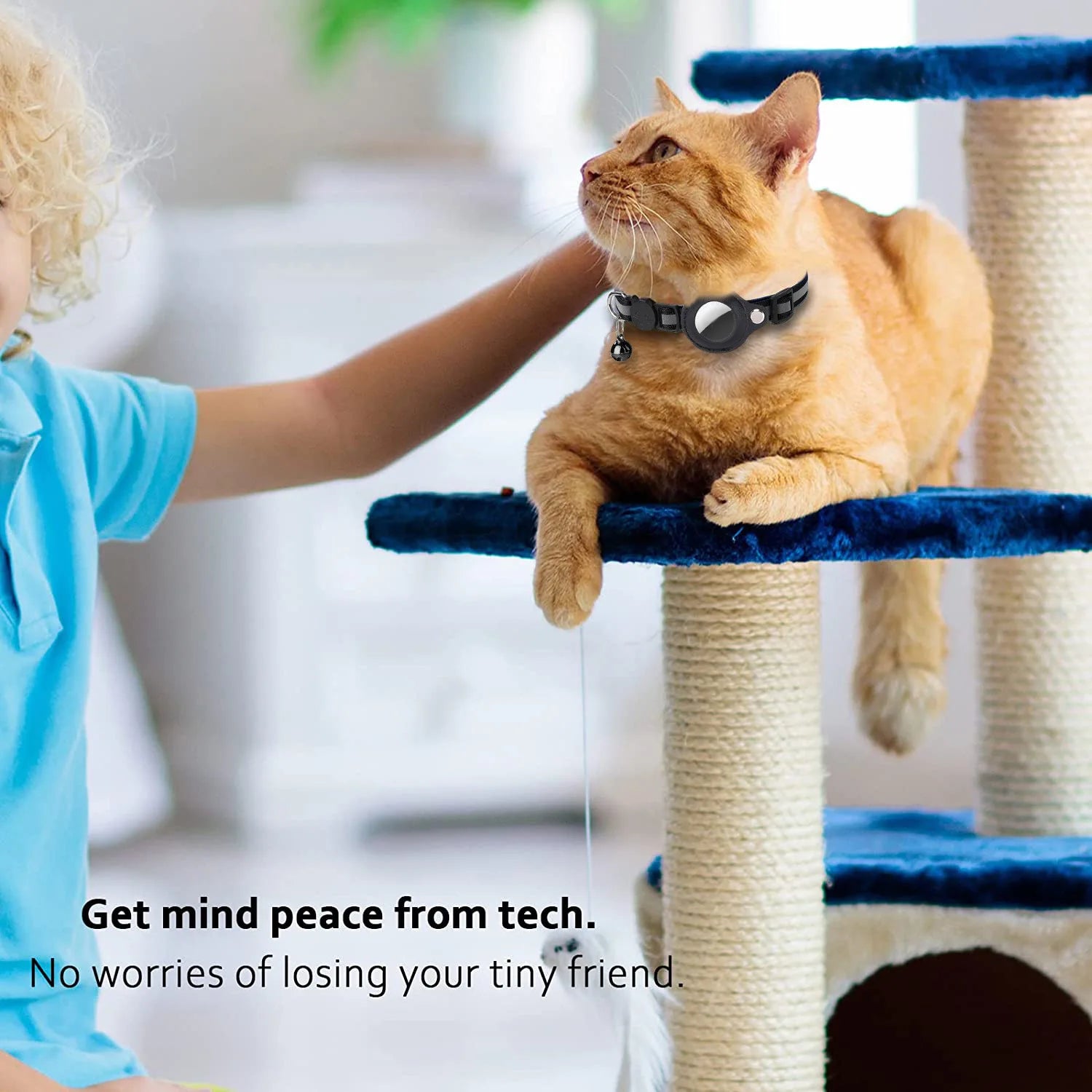 Collier Réfléchissant Pawfect™ avec Support pour AirTag